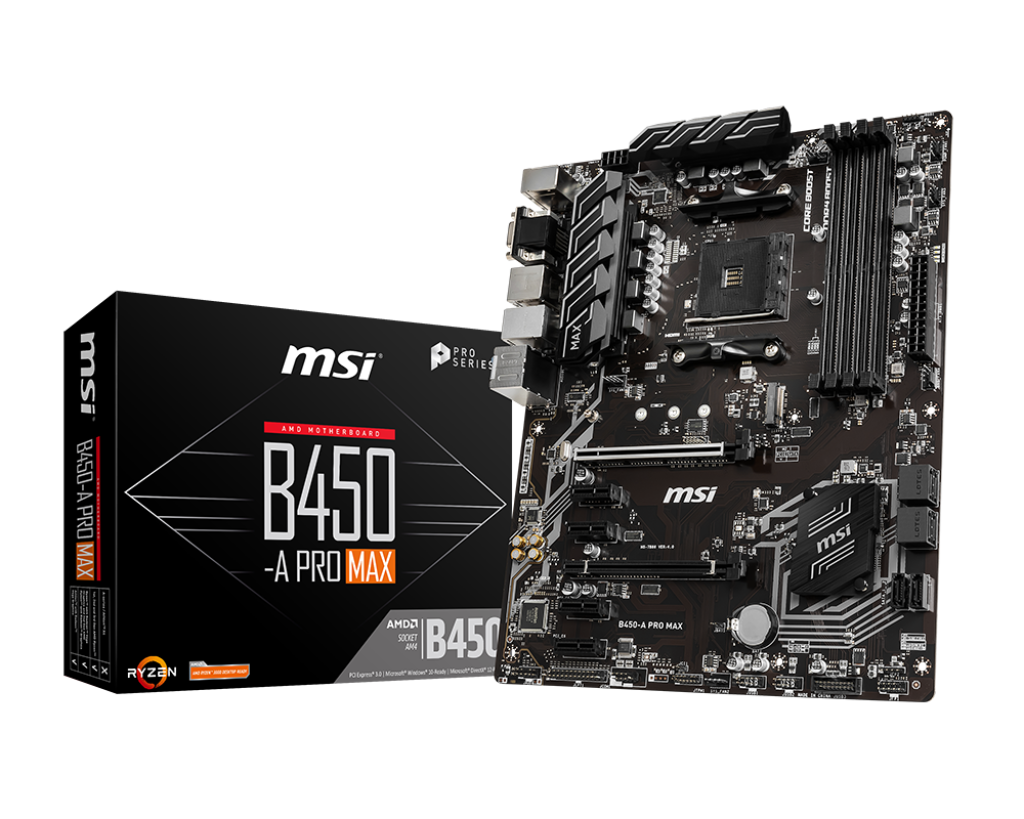 MSI B450M-A PRO MAX AMD MOTHERBOARD